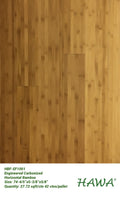 HBF-EF1001 Engineered pre-finished Carbonized Horizontal Bamboo Flooring